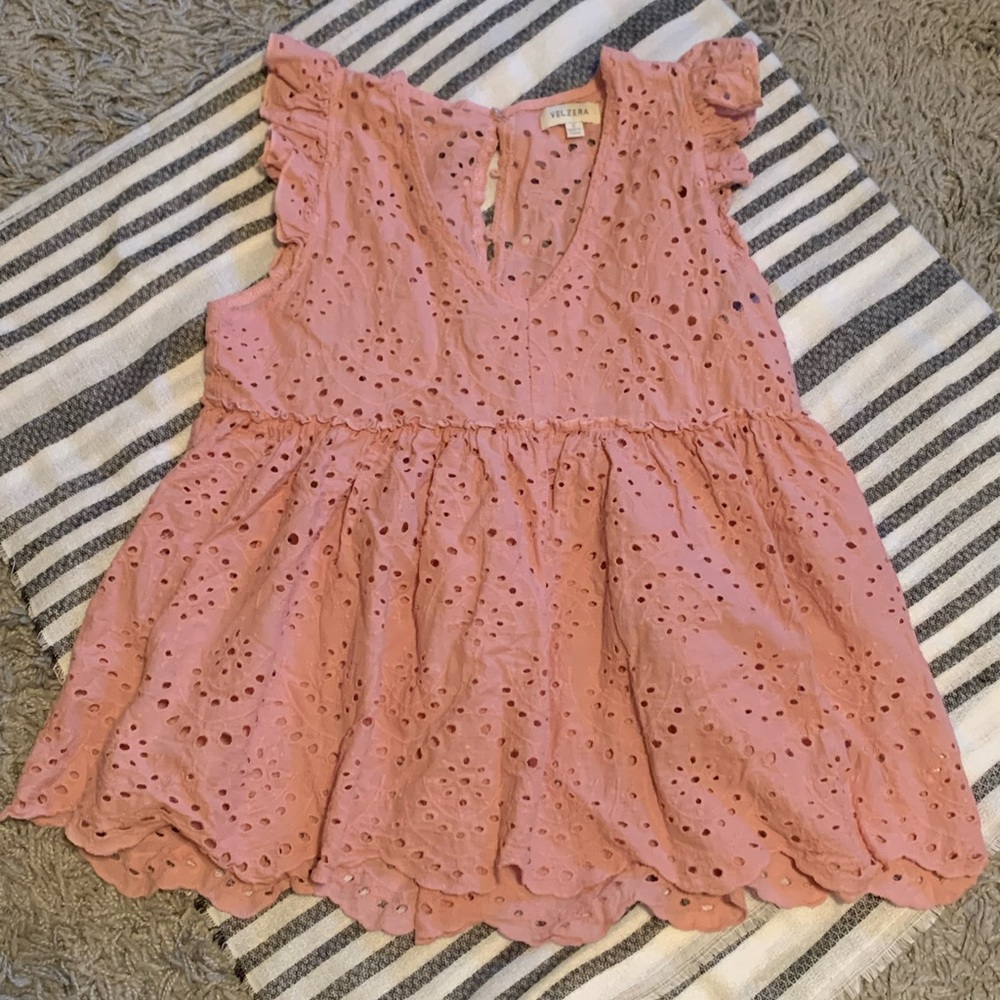 Pink Lace Tank Top Size Small (bought in Nashville)